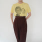 80s Photo Printed T-shirt Made in USA