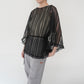 90s Sheer Lace Design Blouse