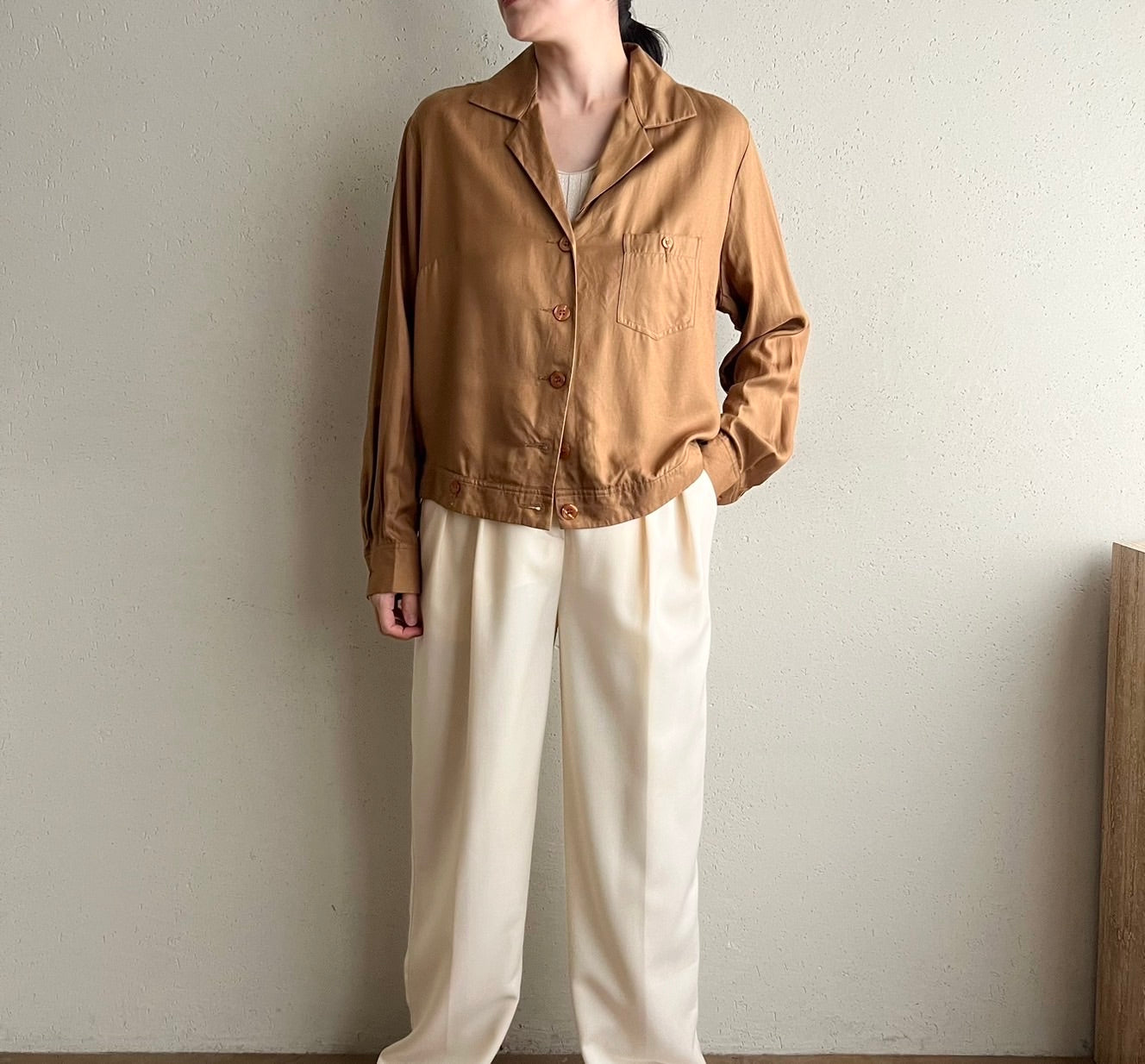 90s"ALBA MODA " EURO Silk Shirt