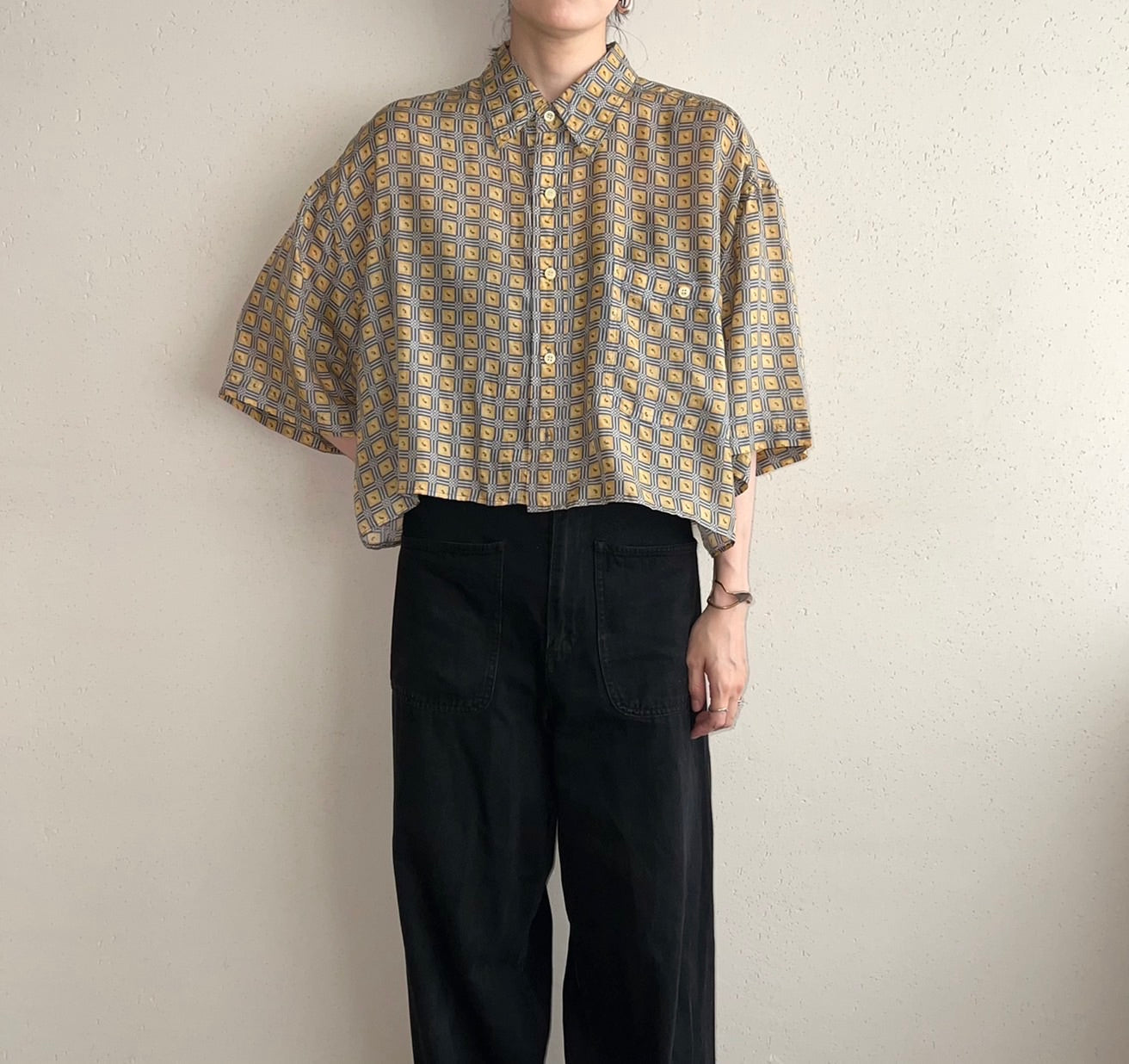 90s Silk Printed Shirt