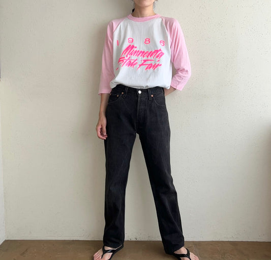 80s Raglan Sleeve T-shirt Made in USA