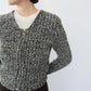 90s Zipped Knit Top