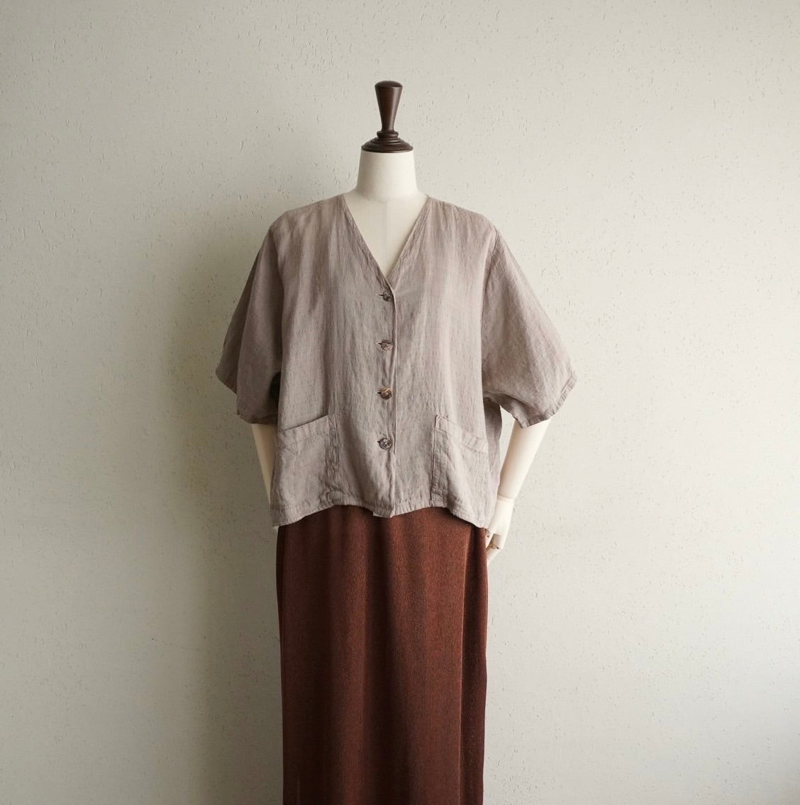 90s Linen Blouse Made in Italy