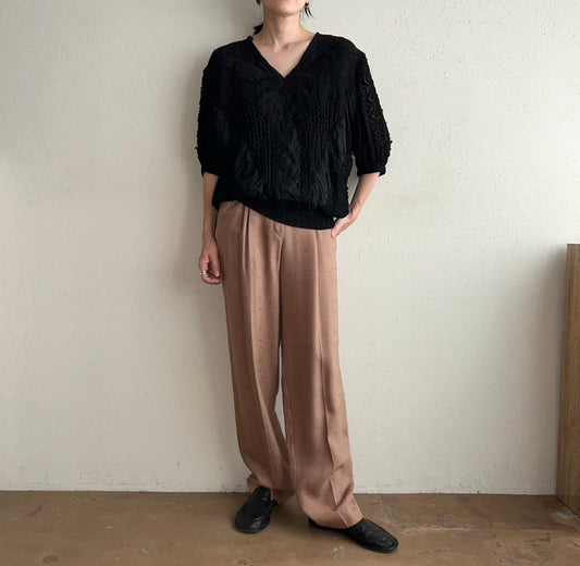 80s Design Knit Top