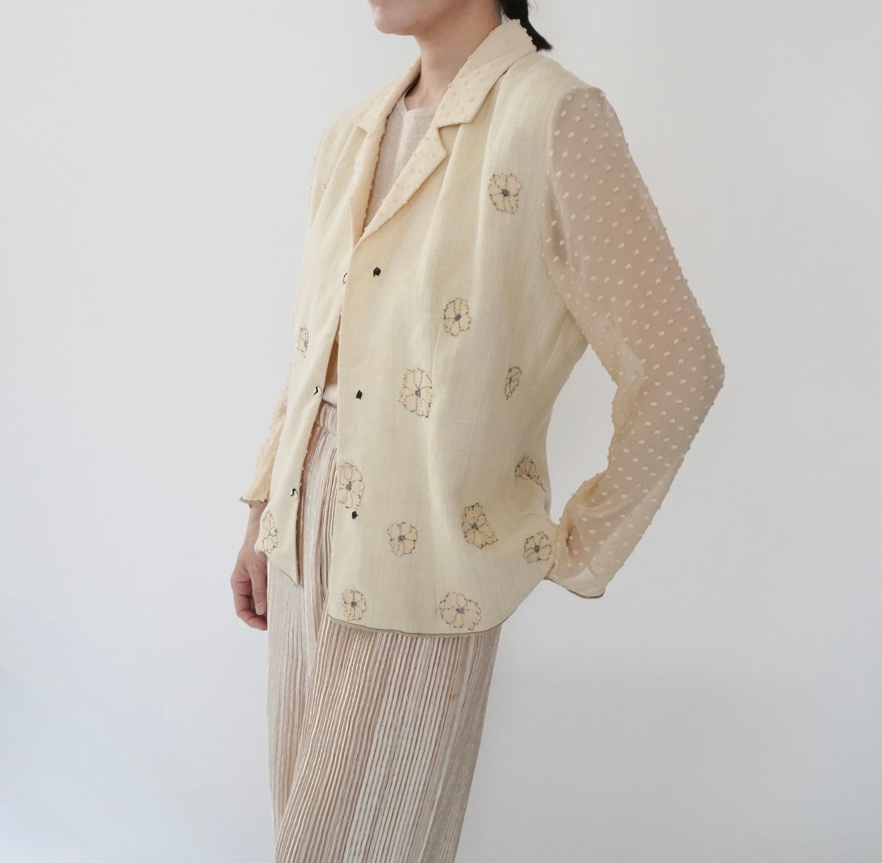 90s "Deborah Cross" Design Light Jacket