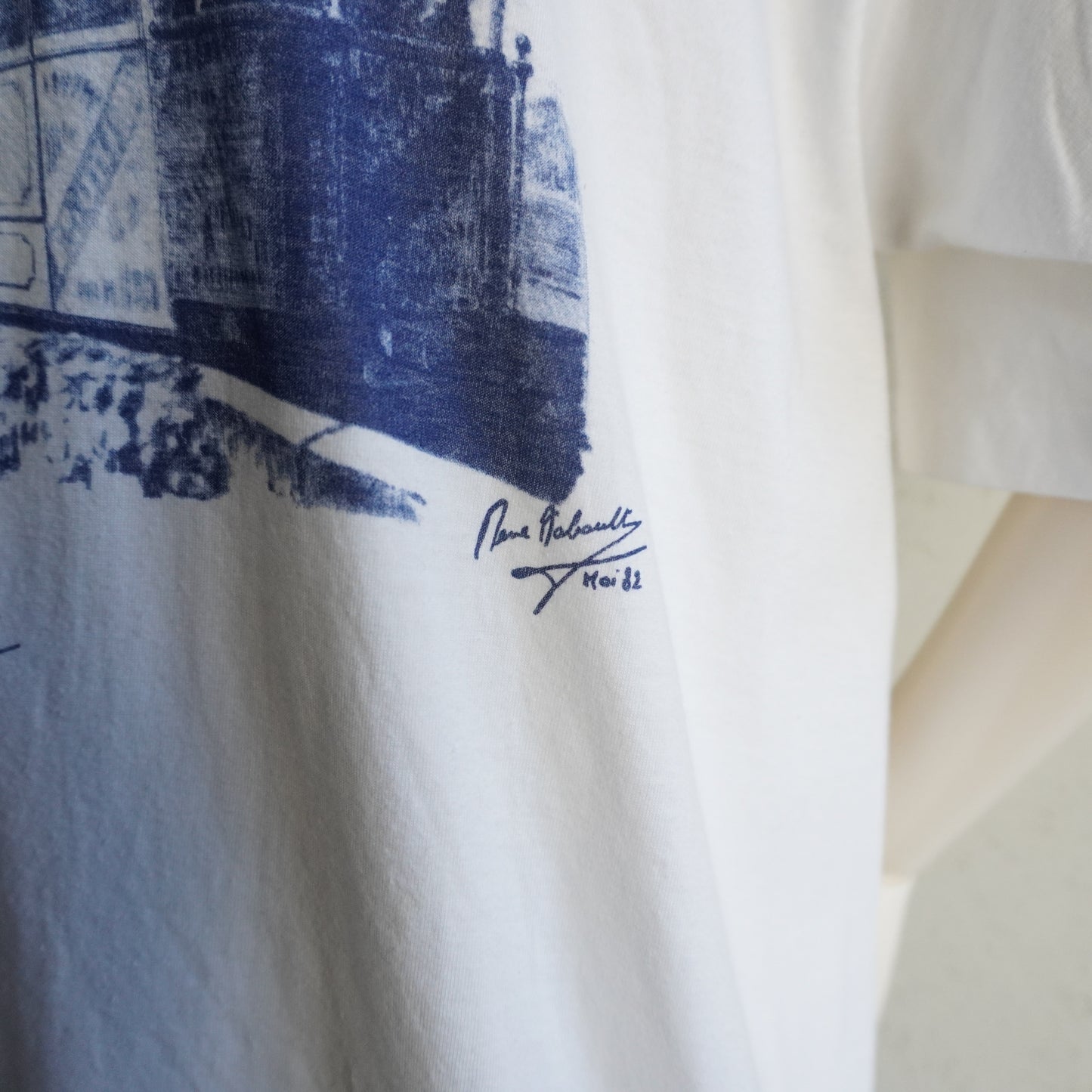 80s Printed T-shirt Made in France