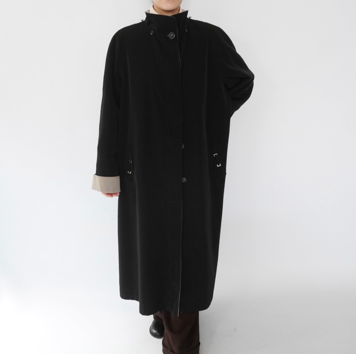 90s Black Light Coat