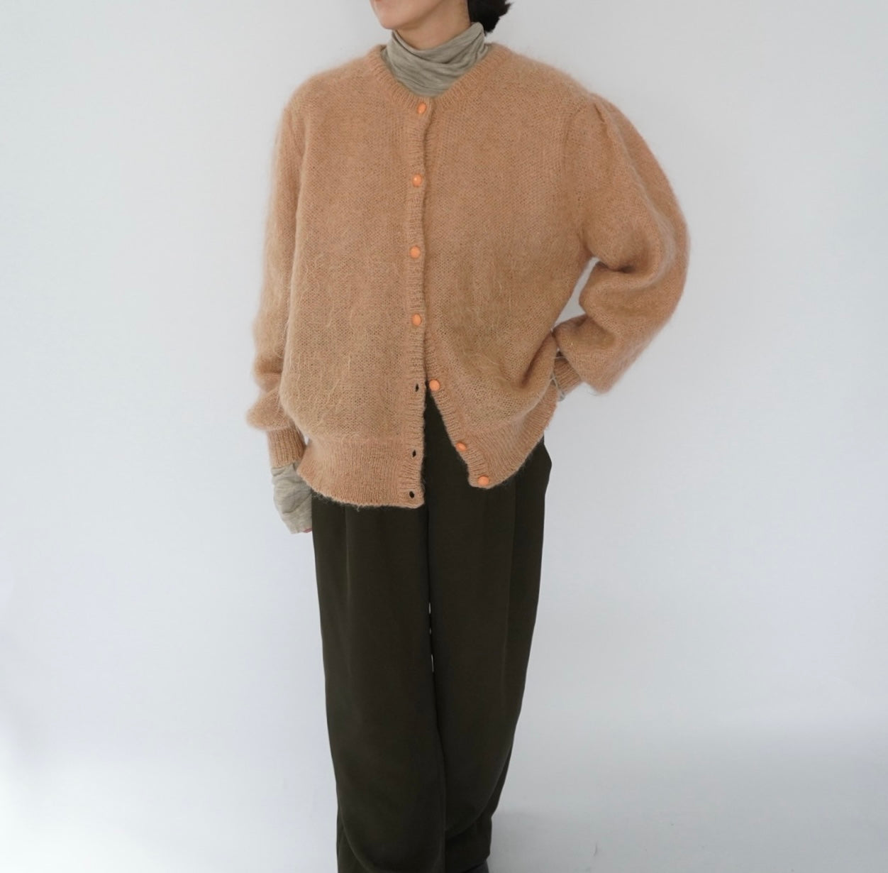 80s Mohair Knit Cardigan