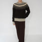 80s Hand Knitted in Peru Alpaca Wool Knit