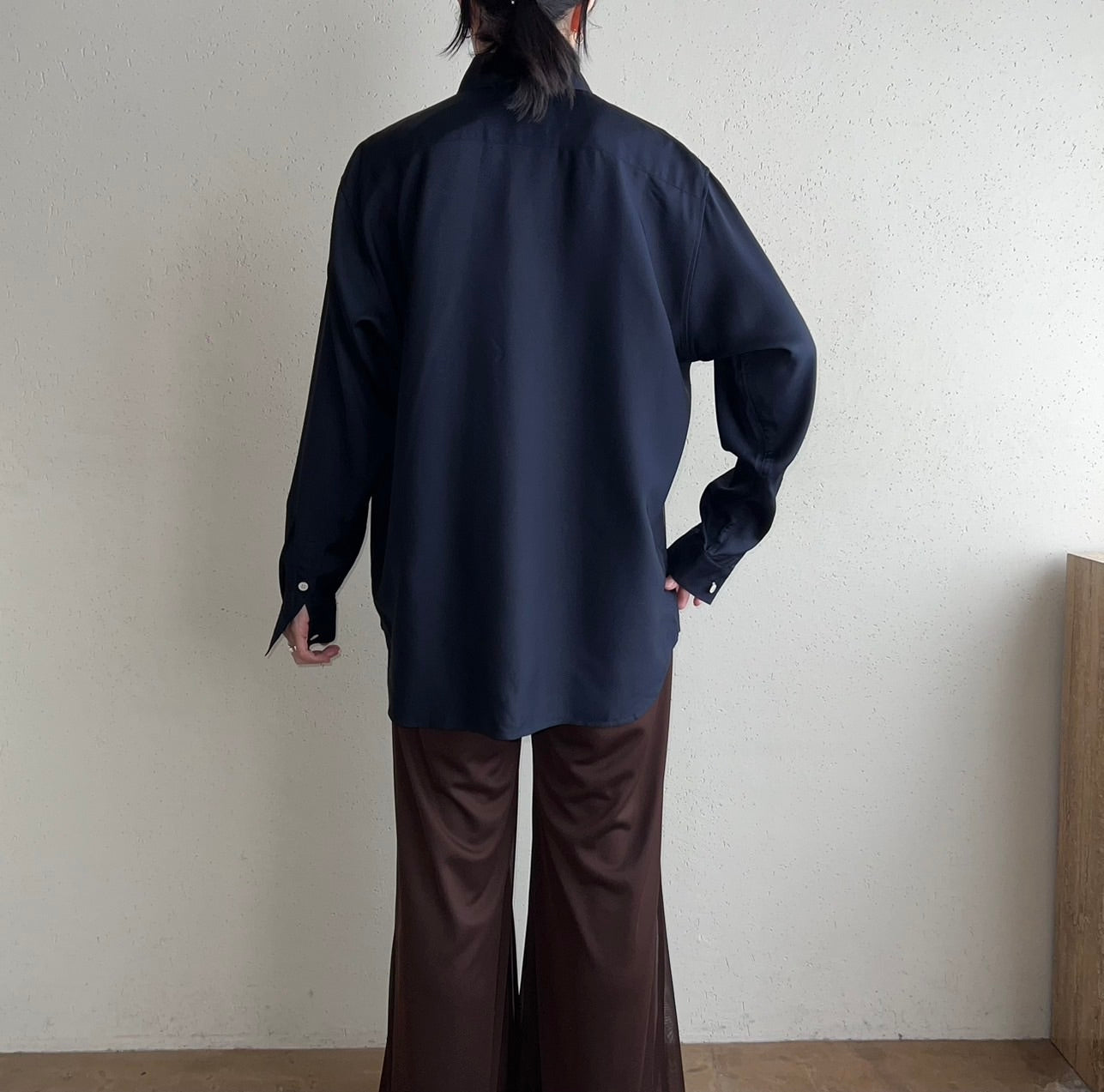 90s"Burberry's” Silk Shirt