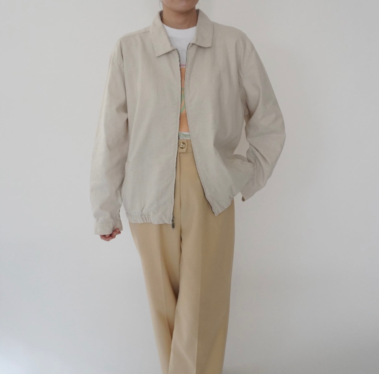 90s Linen Light Jacket