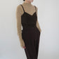 90s EURO Suede Camisole Top
