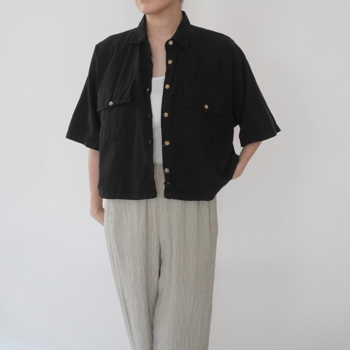 90s Black Shirt
