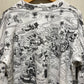 90s Printed Sweater Made in USA