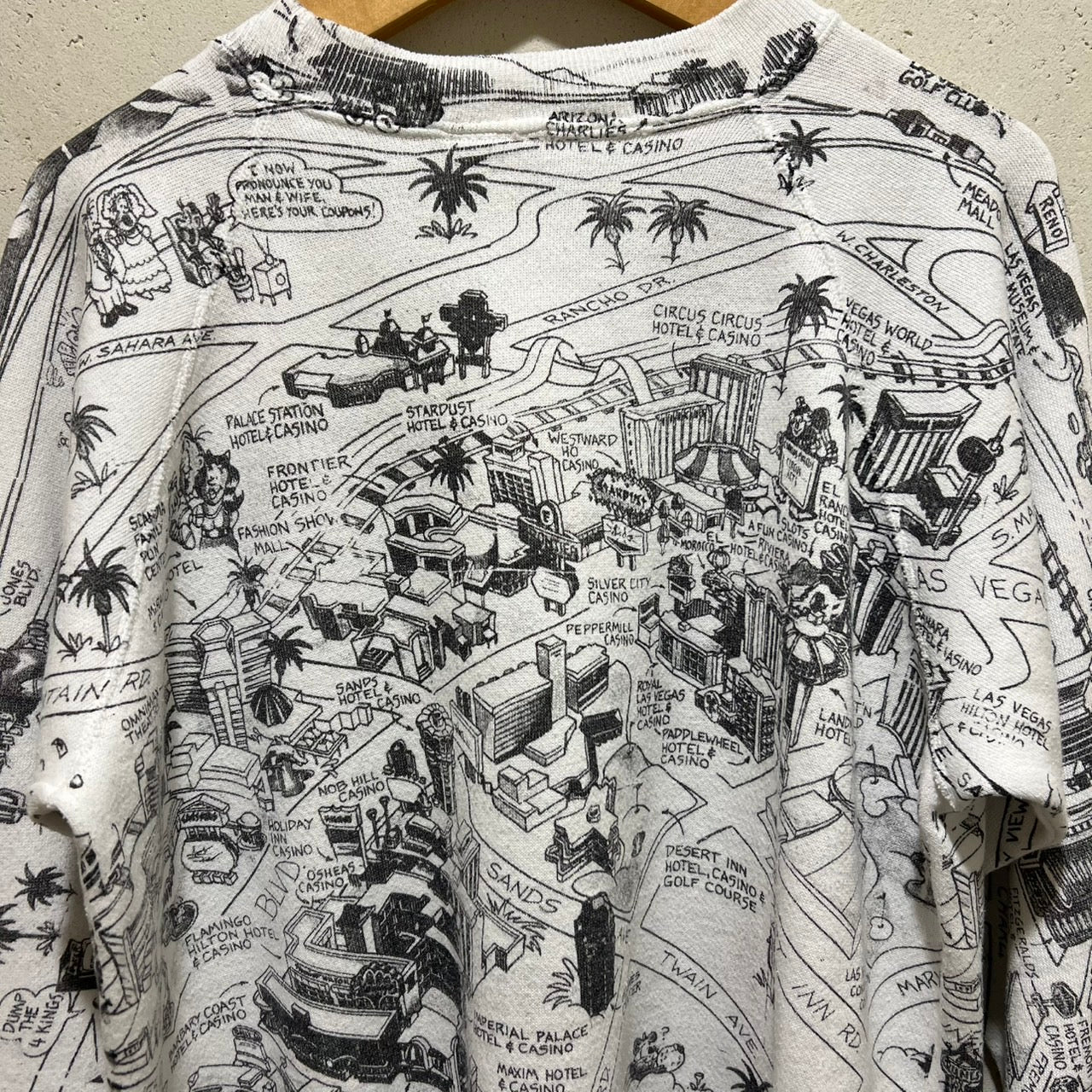 90s Printed Sweater Made in USA