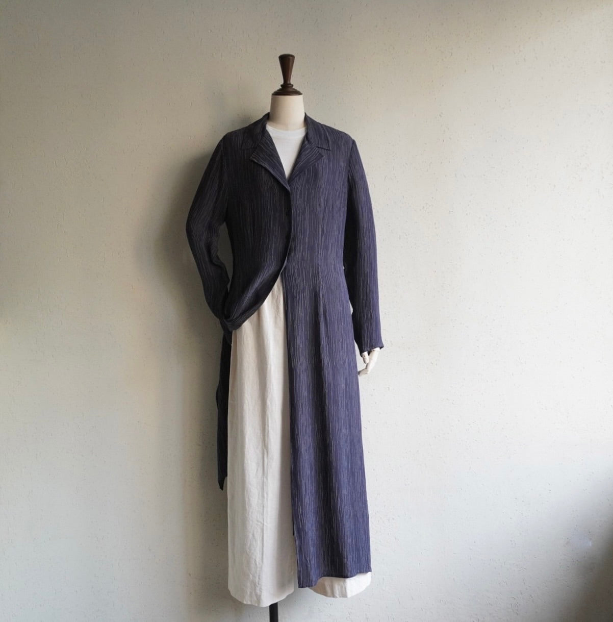 90s Silk Long Shirt