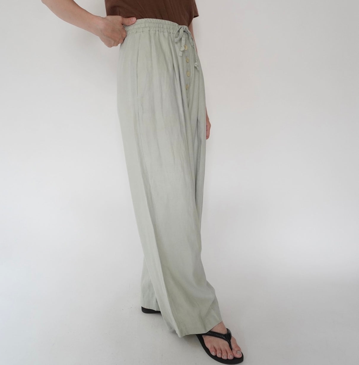 90s Sage Green Two-Piece Suit