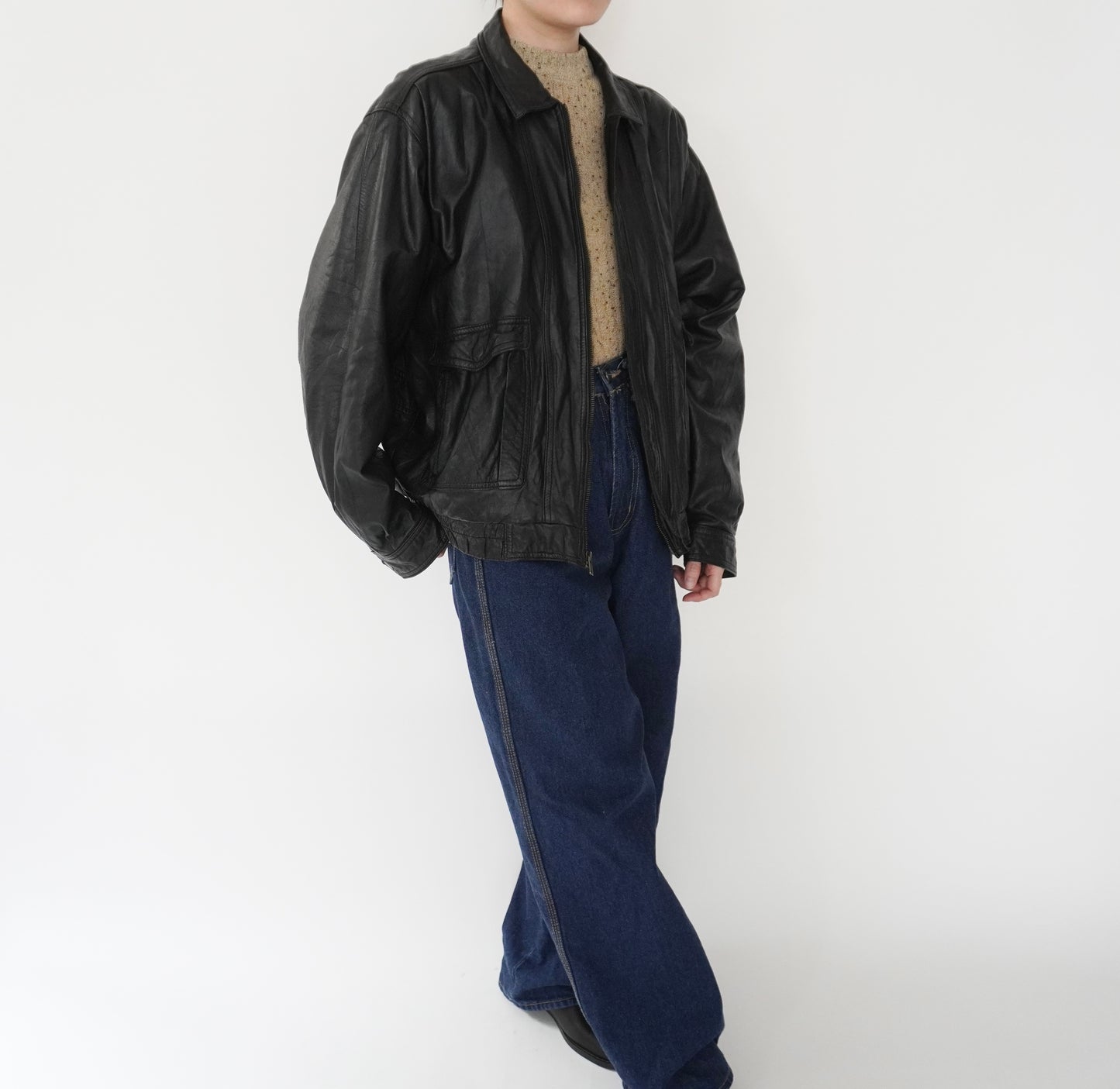 90s Leather Jacket