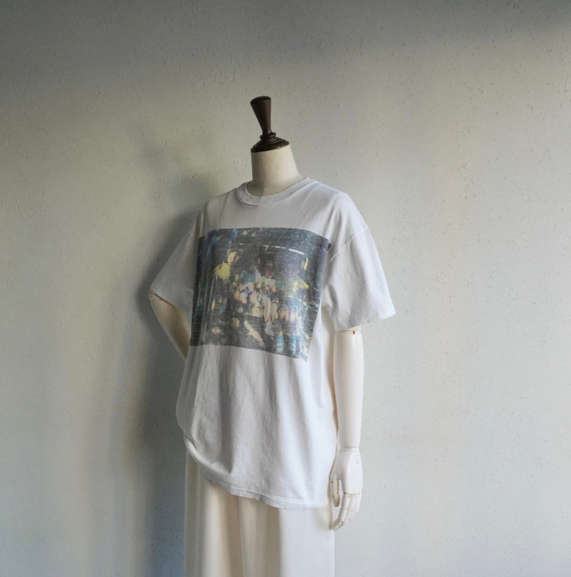 80s Photo Printed T-shirt Made in USA