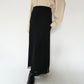 90s Black Sheer Skirt