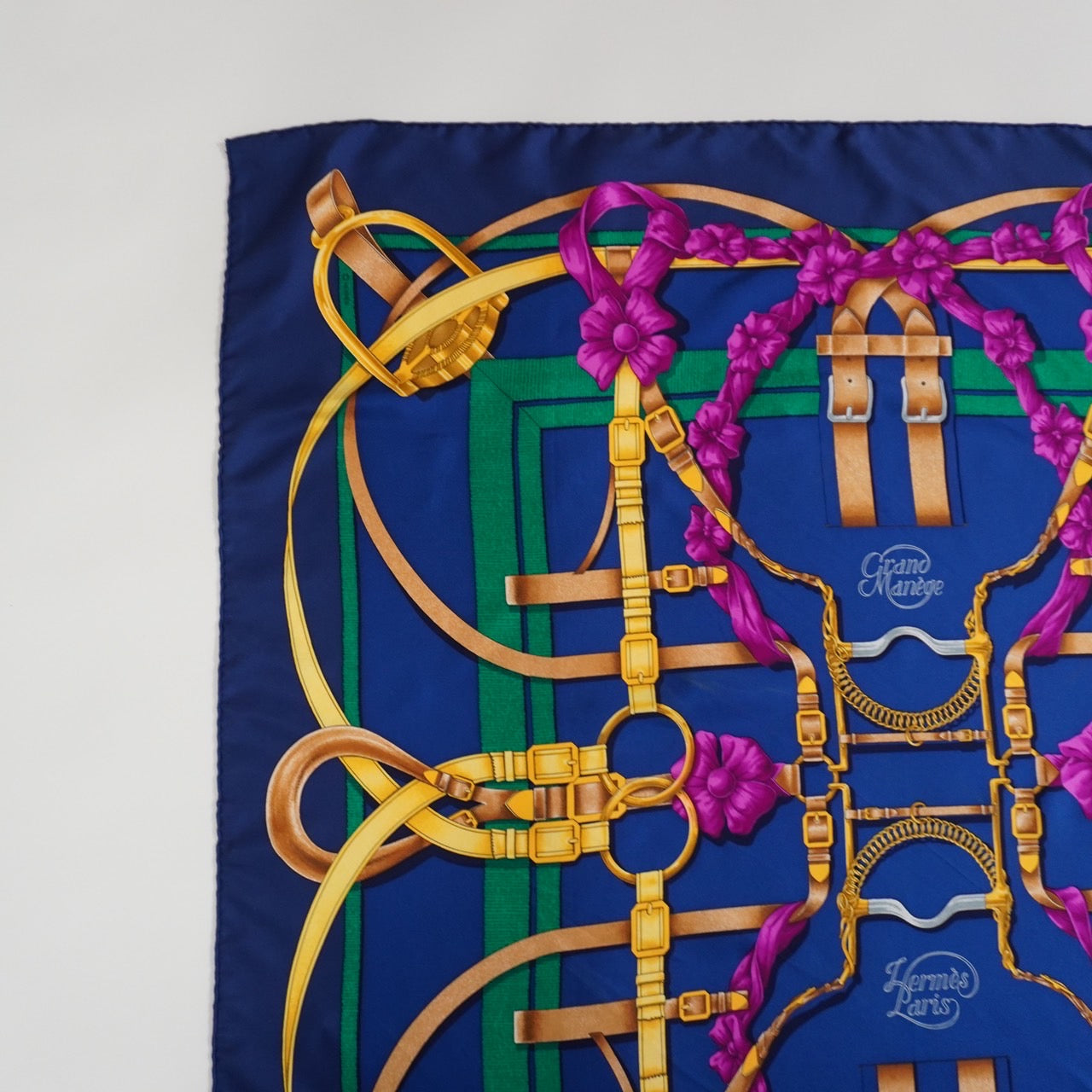 ”Hermes” Silk Scarf Made in France