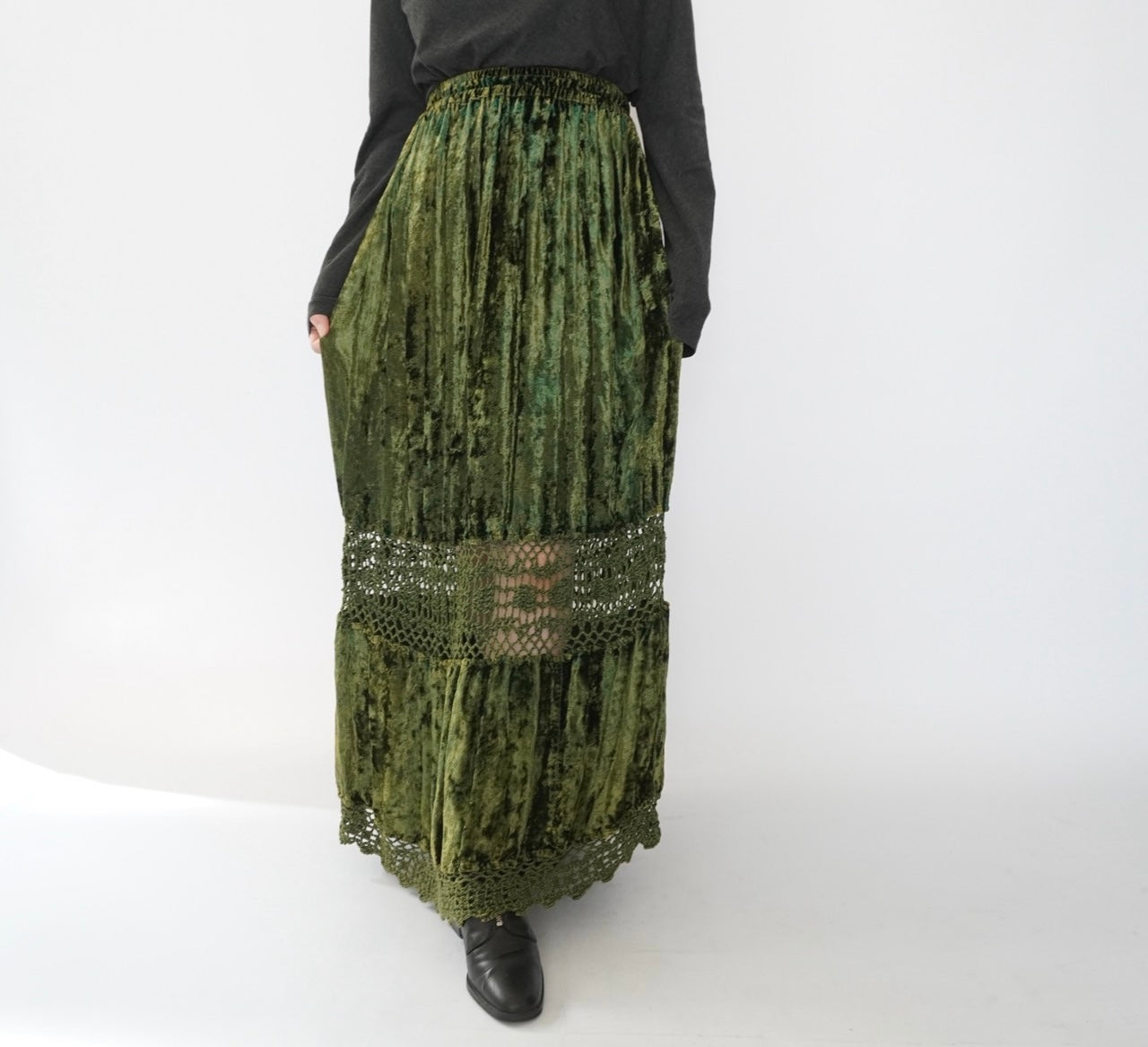 90s Velour Skirt