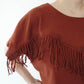 90s Fringe Design Top Made in USA