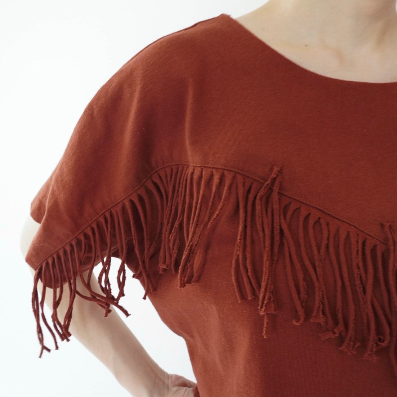 90s Fringe Design Top Made in USA