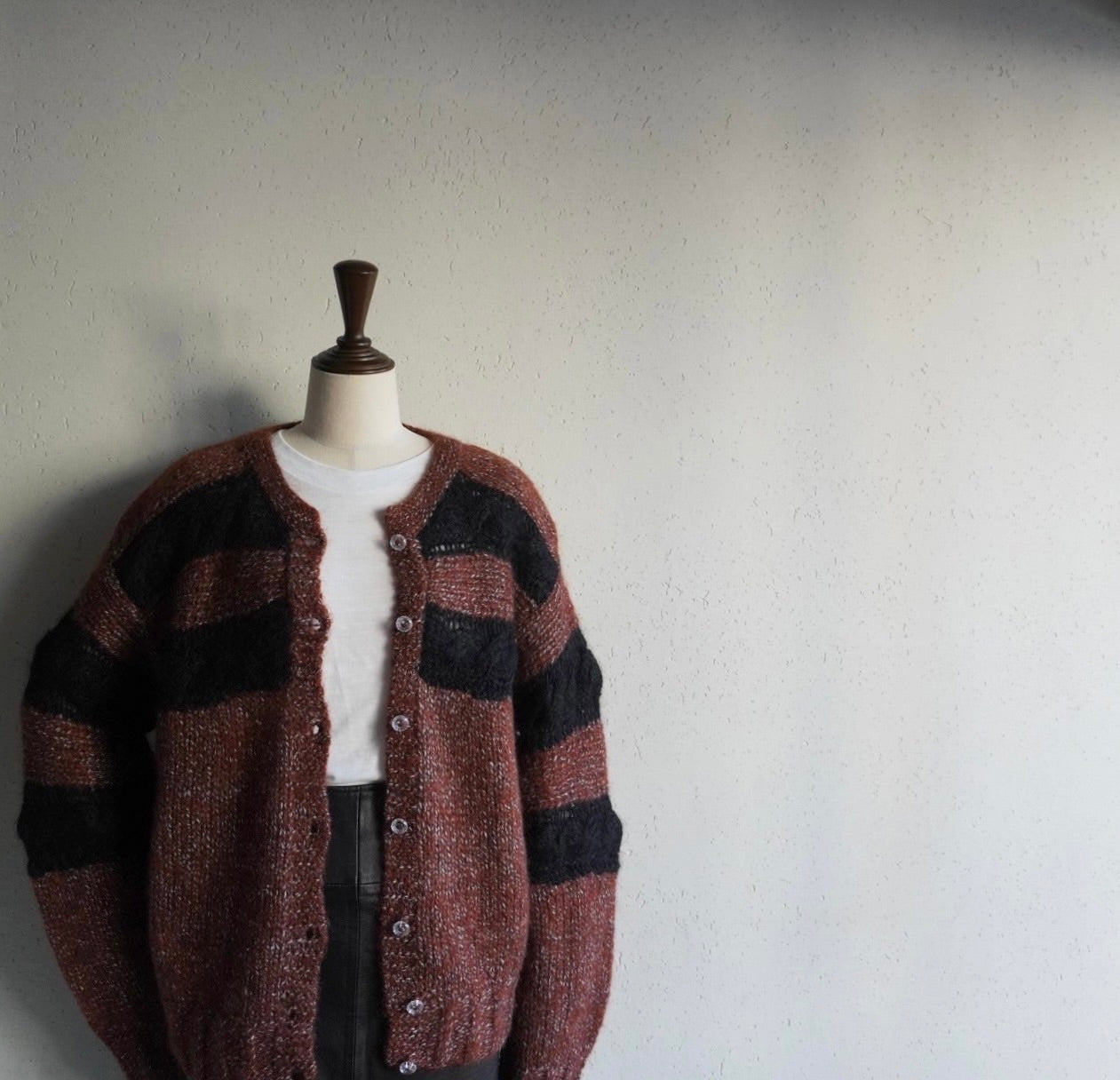 80s EURO Mohair Knit Cardigan