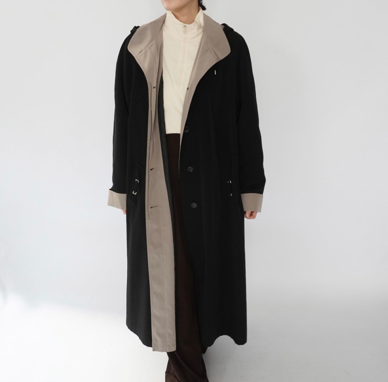 90s Black Light Coat