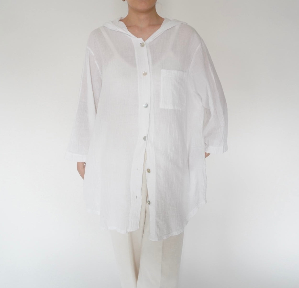 90s Design Cotton Shirt