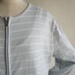 90s Striped Zip Top