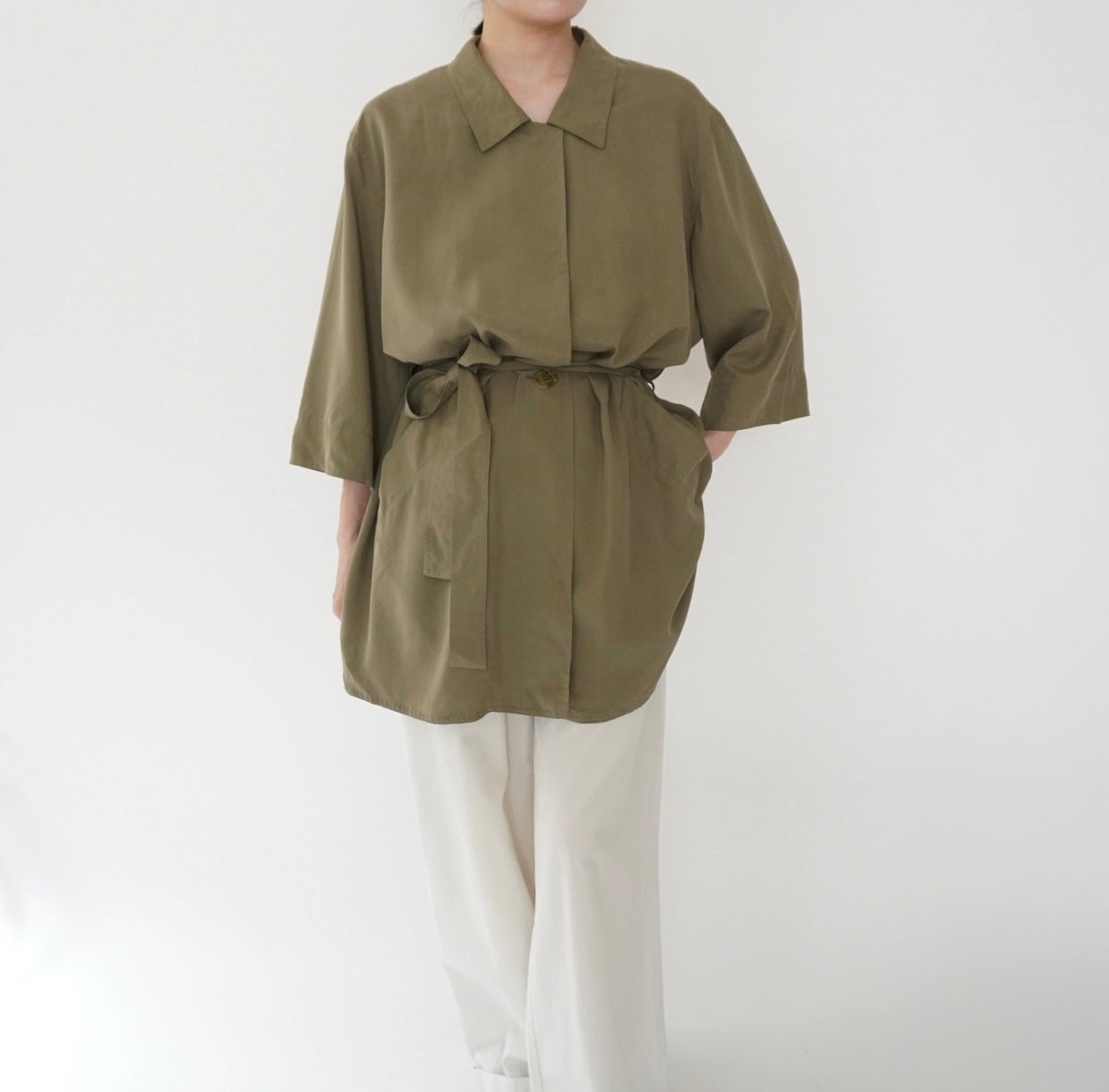 80s Silk Light Jacket Made in Italy