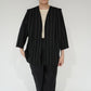90s Striped Robe Jacket