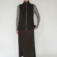 90s EURO Zipped Top、Vest Handloomed in California