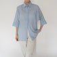 90s Striped Blue Shirt