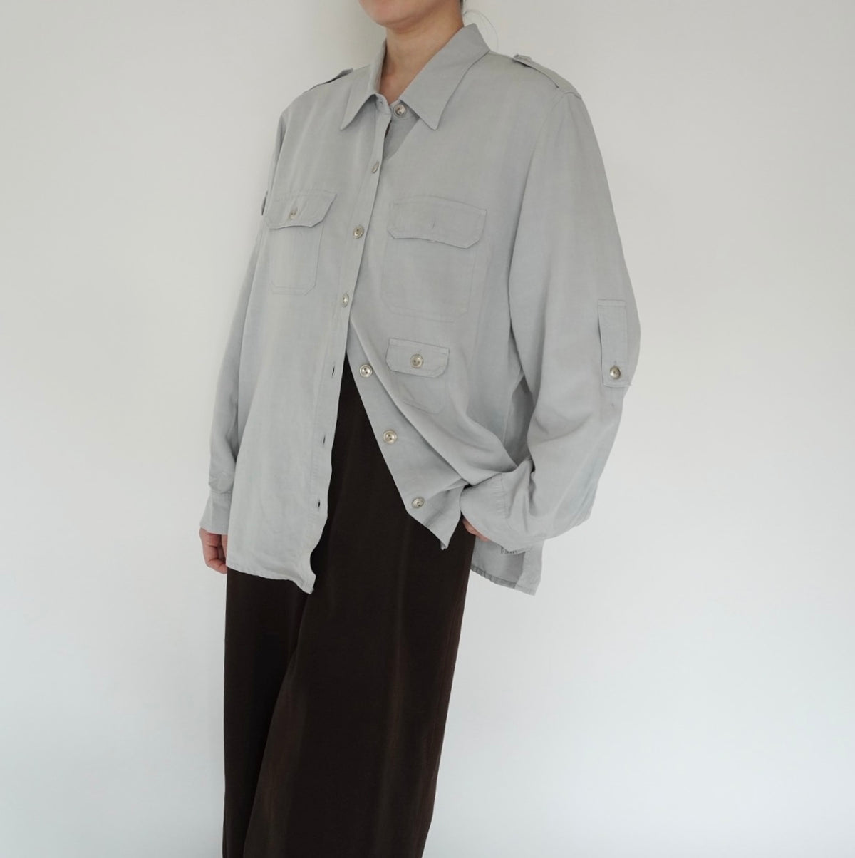 90s Design Rayon Shirt