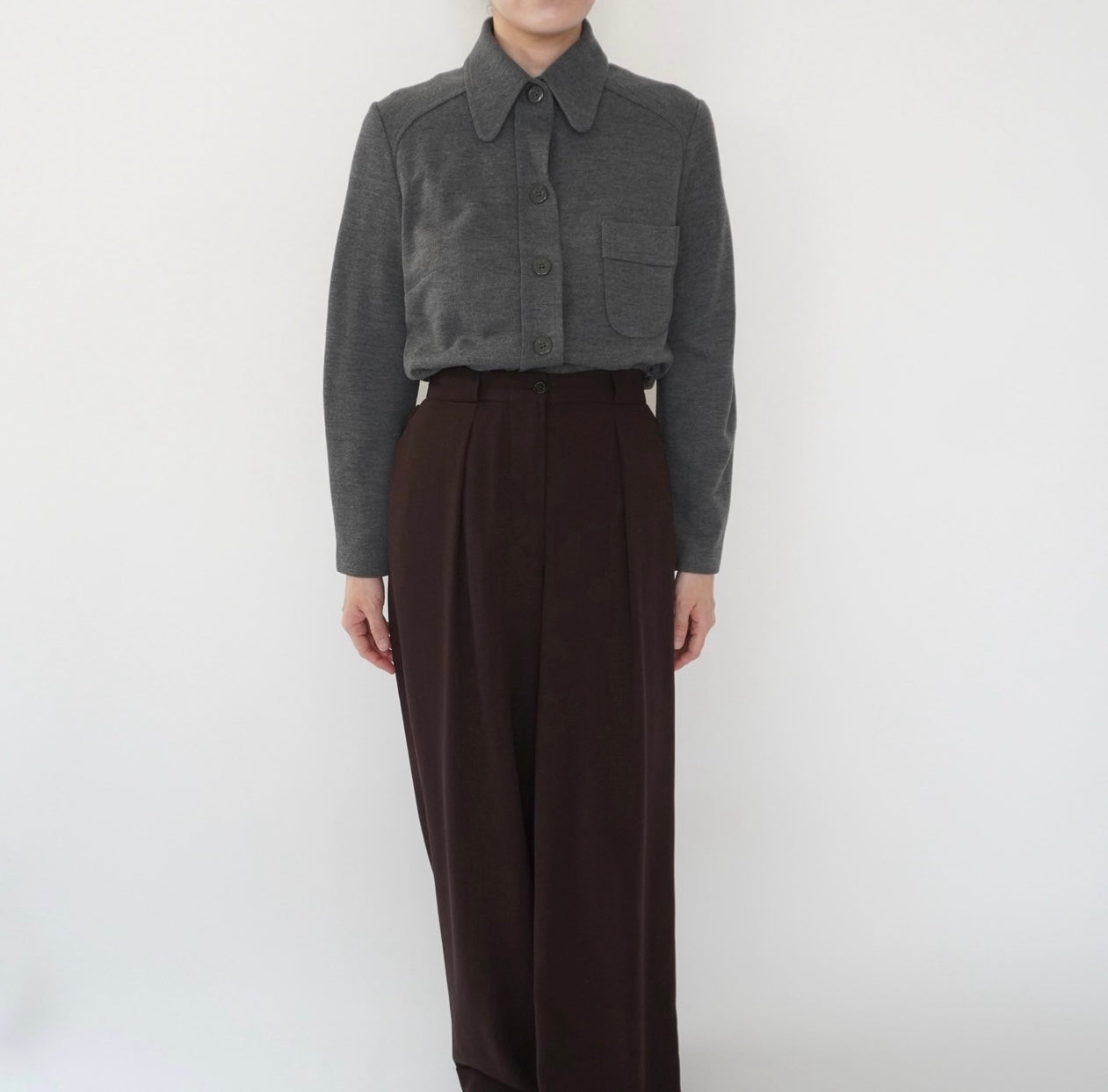 70s Gray Shirt Made in Sweden