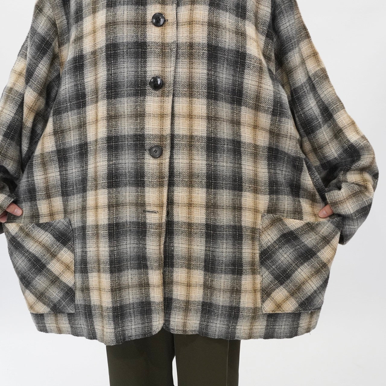 90s Plaid Light Jacket