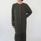 80s Design Rayon Pattern Dress Made in USA