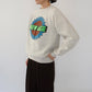 90s Printed Sweater Made in USA