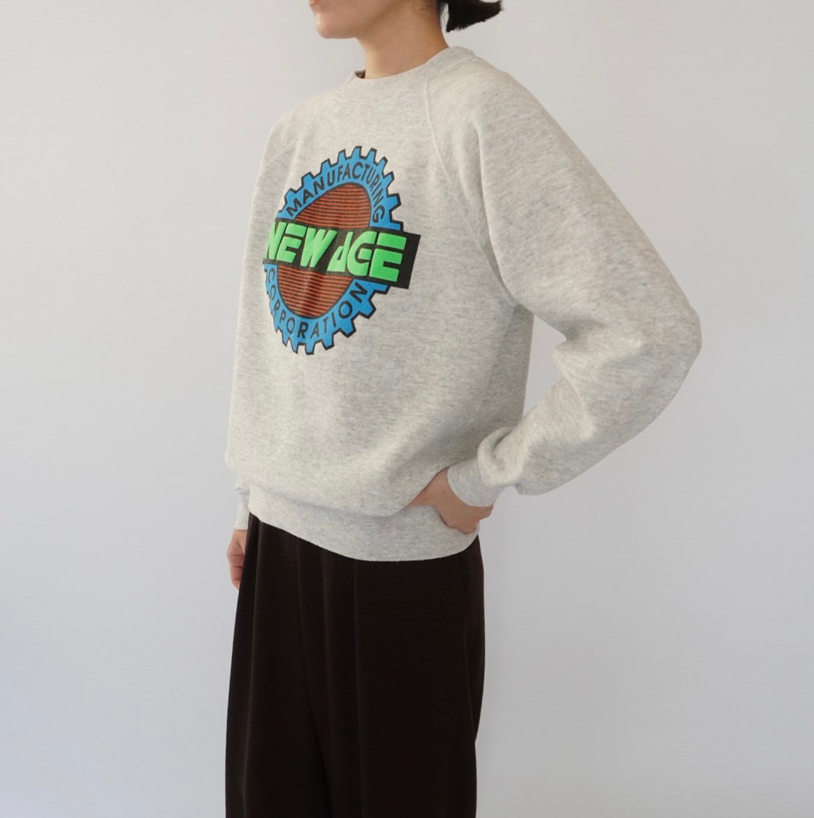90s Printed Sweater Made in USA