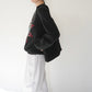 40s Woven Black Bag