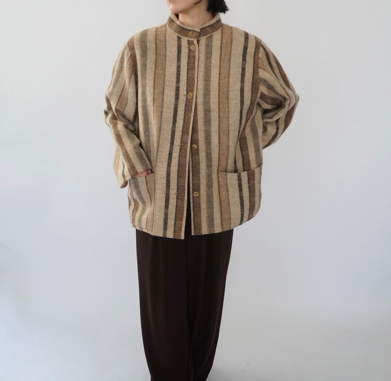 90s "Rodier Paris" Wool Jacket Made in France