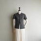 90s Black x White Sheer Shirt