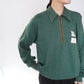 70s "Sears"  Half-Zip Sweater Made in USA Dead Stock