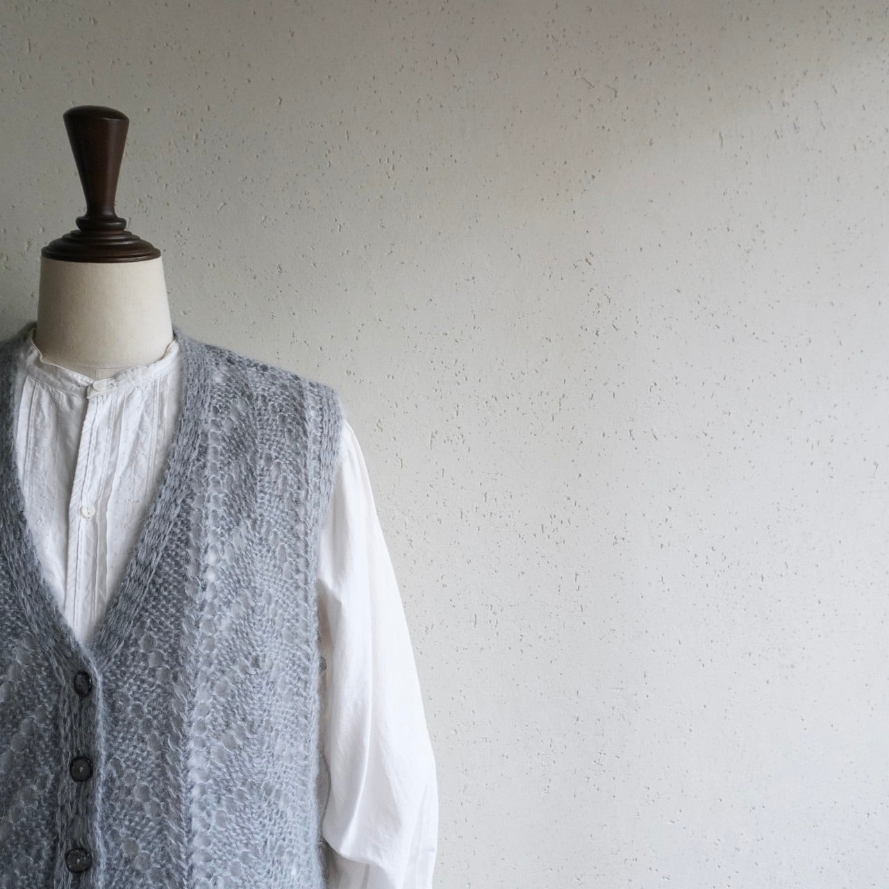 90s Gray Knit Vest