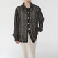 90s EURO Sheer Pattern Shirt