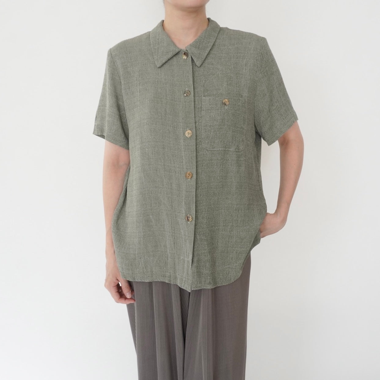 90s Rayon Shirt Made in USA