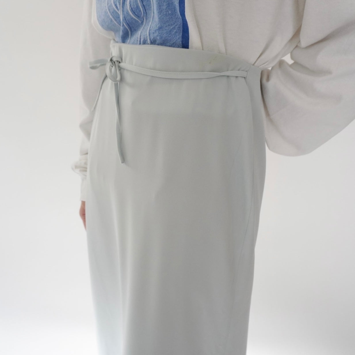 90s Light Blue Skirt